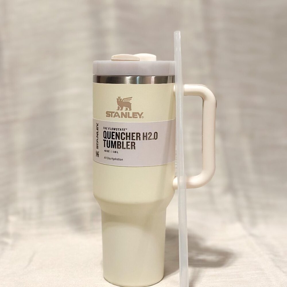 Stanley cream white tumbler 40oz